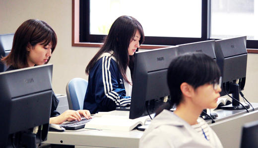 PCを使用した実技授業